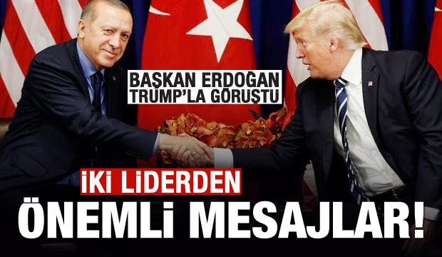 Son dakika haberi: Başkan Erdoğan'dan Trump açıklaması!