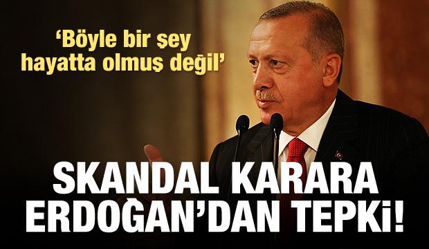 UEFA'nın skandal kararına Erdoğan'dan tepki!