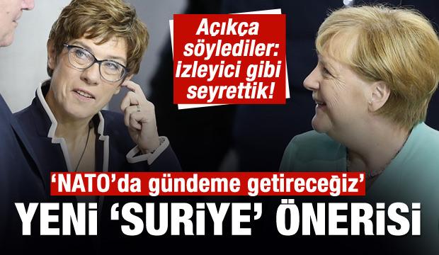 Almanya'dan yeni 'Suriye' önerisi