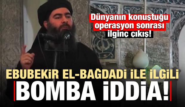 Bağdadi ile ilgili Suriye'den bomba iddia!