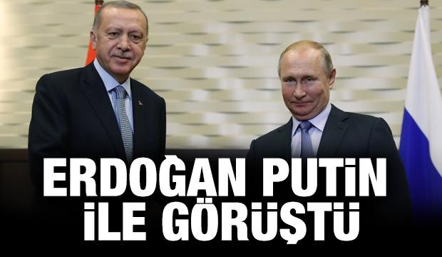 Cumhurbaşkanı Erdoğan Putin ile görüştü