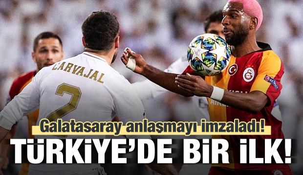 Türkiye'de bir ilk! Galatasaray imzayı attı