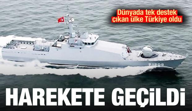 Dünyada tek destek çıkan ülke Türkiye oldu! Harekete geçildi