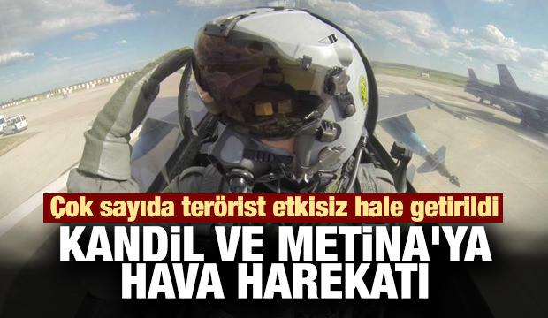 Son dakika haber: Kandil ve Metina'ya hava harekatı
