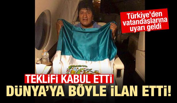 Turkiye Den Bolivya Icin Seyahat Uyarisi Morales Teklifi Kabul Etti Dunya Haberleri