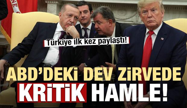 Türkiye ilk kez paylaştı! Dev zirvede kritik hamle