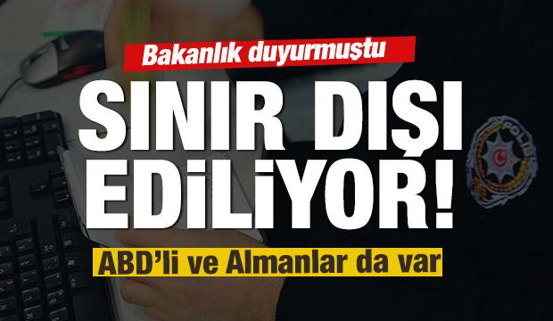 Ve başladı! ilk sınır dışı ABD'li ve Alman teröristlere
