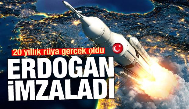 Erdoğan imzaladı, Türkiye'nin 20 yıllık rüyası gerçek oldu