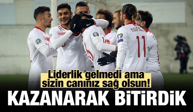 Milli Takım Andorra'da kazanarak bitirdi!