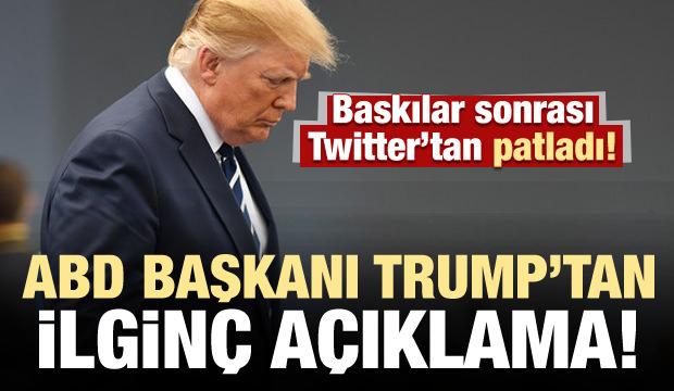 Trump'tan son dakika açıklaması! İlginç çıkış