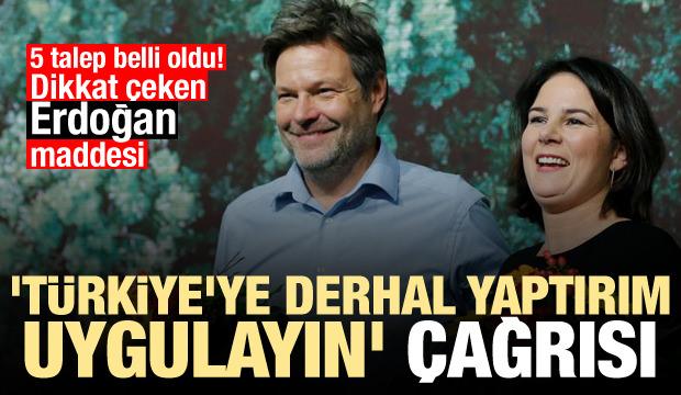 'Türkiye'ye derhal yaptırım uygulayın' çağrısı! İşte Erdoğan maddesi