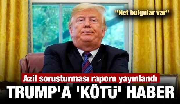 Azil soruşturması raporu yayınlandı... Trump'a 'kötü' haber