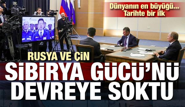 Rusya ve Çin Sibirya Gücü'nü devreye soktu! Dünyanın en büyüğü, tarihte bir ilk...