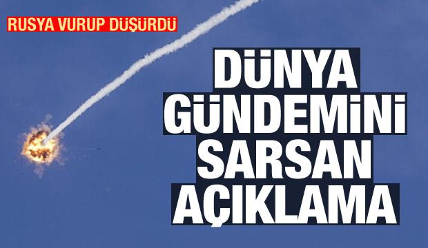 Dünyayı şaşkına çeviren gelişme: Rusya vurup düşürdü
