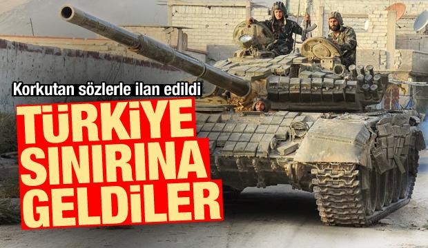 Korkutan sözlerle ilan edildi! Türkiye sınırına geldiler