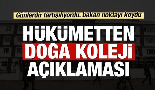 Son Dakika: Bakan Selçuk'tan 'Doğa Koleji' açıklaması
