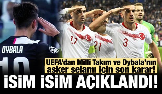 UEFA, Milli Takım için asker selamı kararını açıkladı!