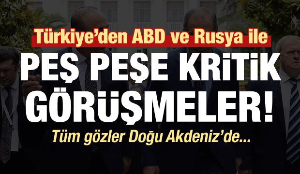 Türkiye'den ABD ve Rusya ile peş peşe kritik Libya görüşmeleri!