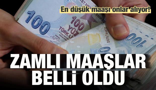 Memurun zamlı maaşı belli oldu
