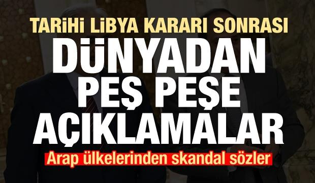 Turkiye Nin Yeni Libya Karari Sonrasi Arap Ulkelerinden Kustah Cikis Dunya Haberleri