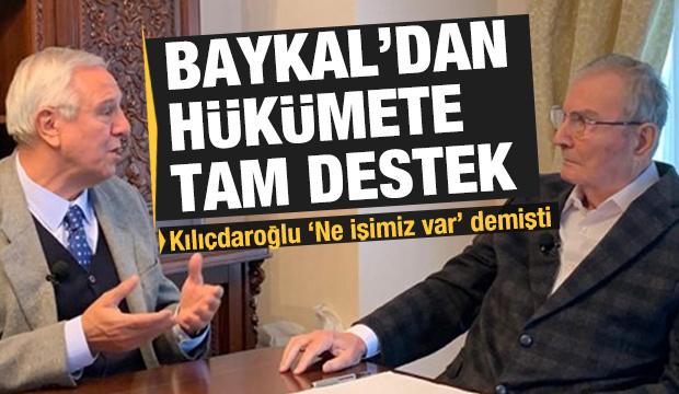 Deniz Baykal'dan Libya tezkeresine tam destek