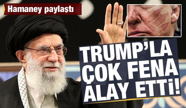 Hamaney yayınladı! Trump'la alay etti