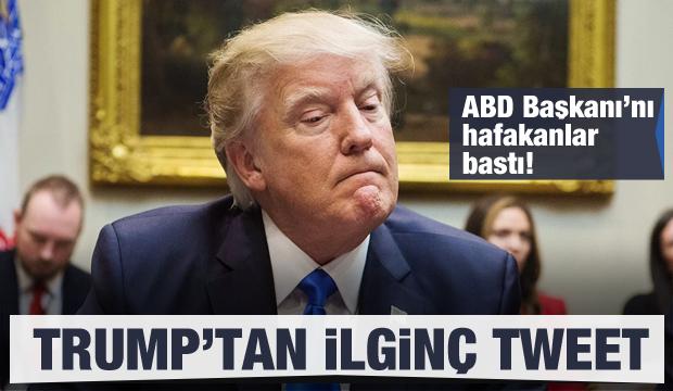 Trump'tan ilginç tweet! Başkanı hafakanlar bastı