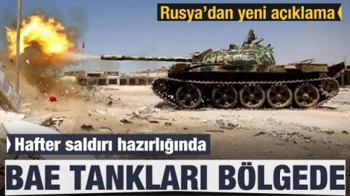 Son dakika: BAE tankları ulaştı, gerilim tırmanıyor! Rusya'dan yeni açıklama