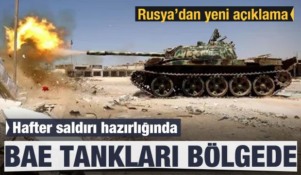 Son dakika: BAE tankları ulaştı, gerilim tırmanıyor! Rusya'dan yeni açıklama