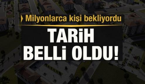 Sosyal konut projesinde kura çekiliş tarihi belli oldu