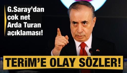 Galatasaray'dan net Arda Turan açıklaması!