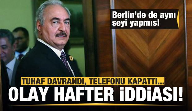 Olay 'Hafter' iddiası! Berlin'de de aynı şeyi yapmış!