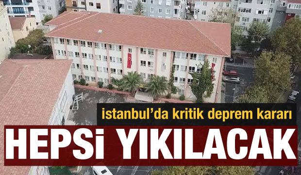 Istanbul Valililigi Depremden Dolayi 8 Okul Yikilacak Guncel Haberleri