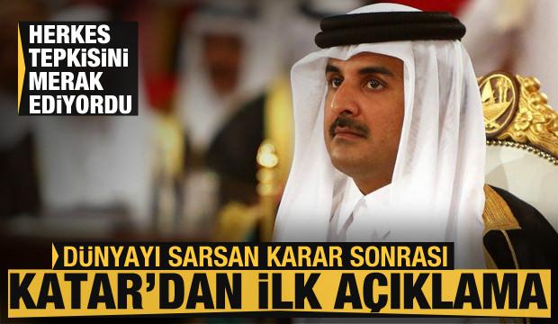 Dünya sarsıldı! ABD ve İsrail'in skandal kararı sonrası Katar'dan beklenen açıklama