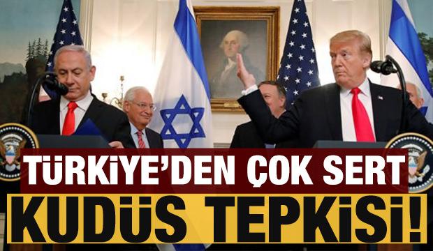 Sözde Orta Doğu Barış Planı'na Türkiye'den peş peşe tepkiler