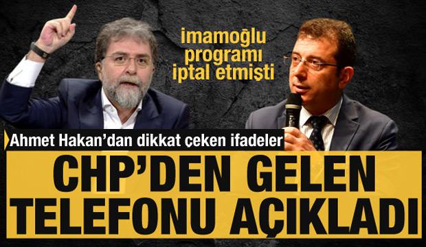Ahmet Hakan'dan İmamoğlu'na: Rozeti belki ilk seçimde aklına getirir