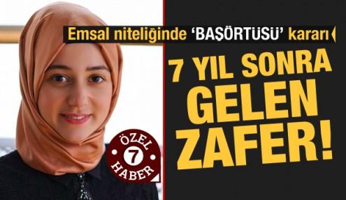 Başörtülü avukatın hukuk zaferi: Baro'ya açtığı davayı 7 yıl sonra kazandı