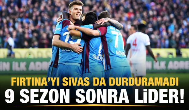 Trabzonspor 9 sezon sonra lider!