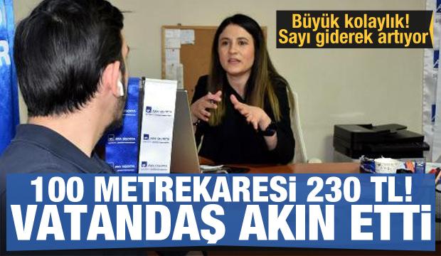 Vatandaş akın etti: 100 metrekaresi 230 TL