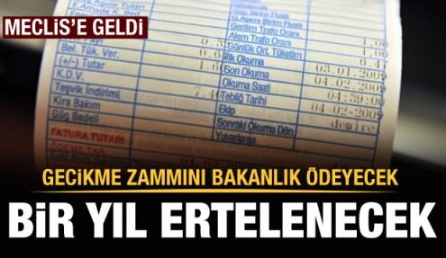 Afet sonrası doğal gaz ve elektrik faturalarına 1 yıl erteleme