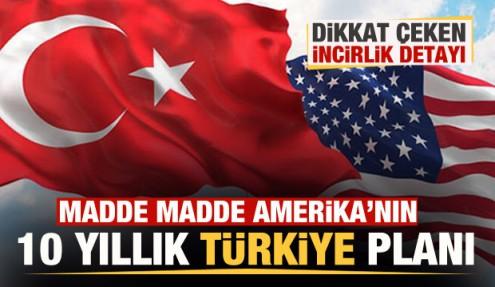 Amerika’nın 10 yıllık Türkiye planı