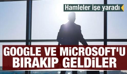 Hamleler Ise Yaradi Google Ve Microsoft U Birakip Geldiler Ekonomi Haberleri Haber7