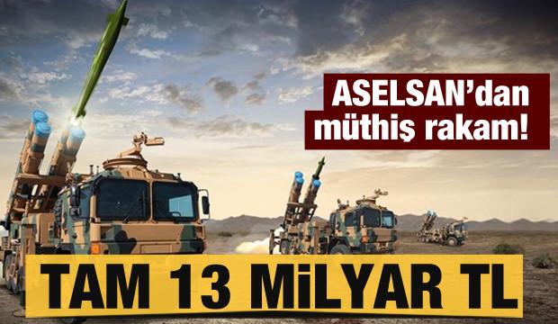 Tam 13 milyar TL... ASELSAN'dan müthiş rakam!