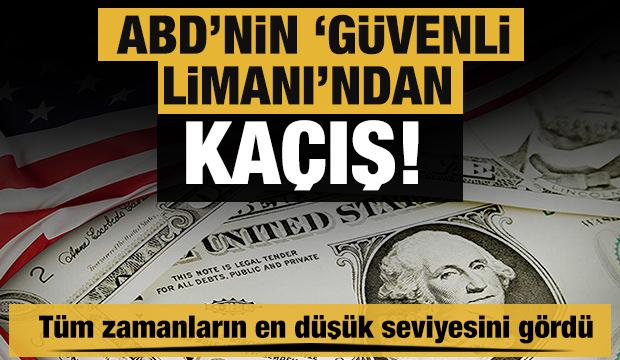 ABD'nin 'güvenli limanı'nda gemiler batıyor: Tüm zamanların en düşük seviyesi!
