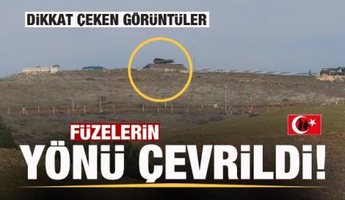 Füzelerin yönü Suriye'ye çevrildi!