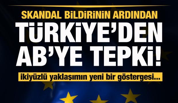 Disisleri Bakanligi Ndan Ab Dis Iliskiler Konseyi Nin Bildirisine Tepki Guncel Haberleri