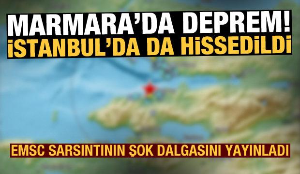 Marmara Da Korkutan Deprem Istanbul Da Da Hissedildi Emsc Sok