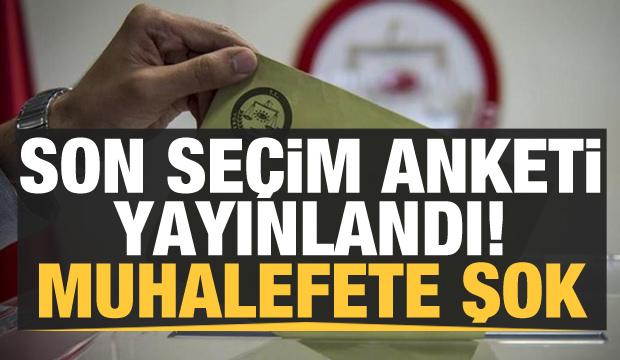 Son seçim anketi yayınlandı! Muhalefete şok