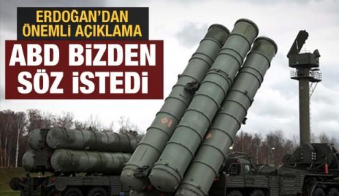 Erdoğan'dan son dakika Patriot ve S-400 açıklaması açıklaması