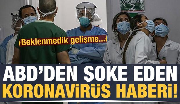 ABD'den beklenmedik haber! Şaşkına çeviren korona gelişmesi
